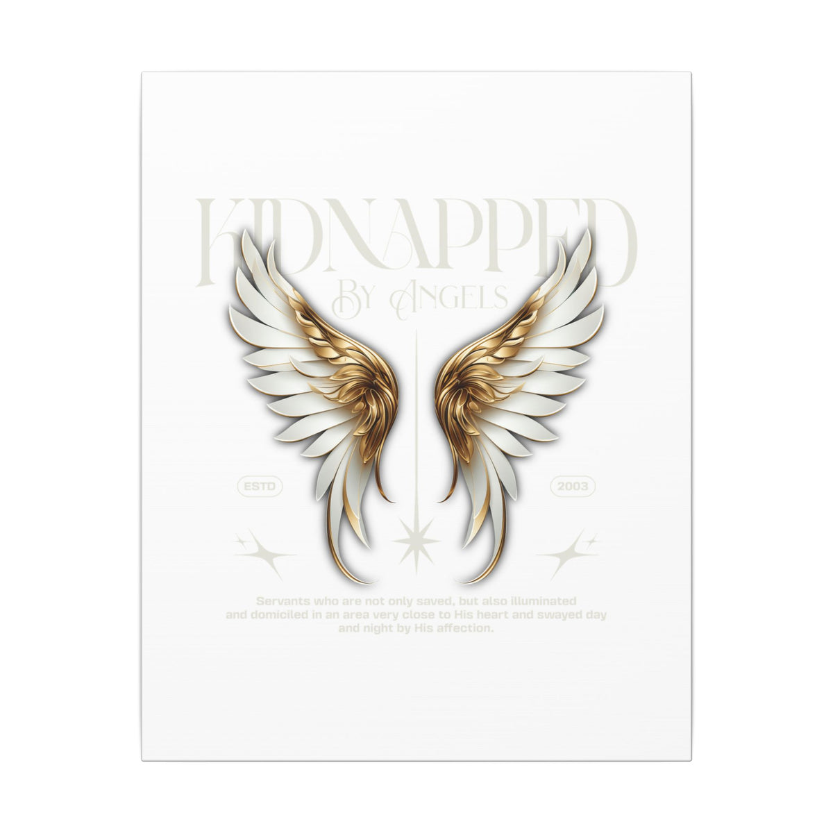 Kidnapped by Angels - Canvas Print