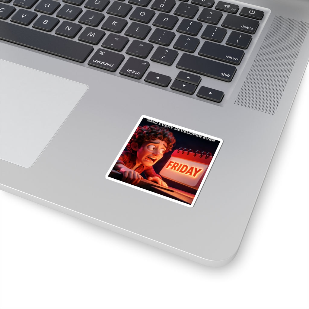 No Deploys On Friday - Sticker (PixelPunch)