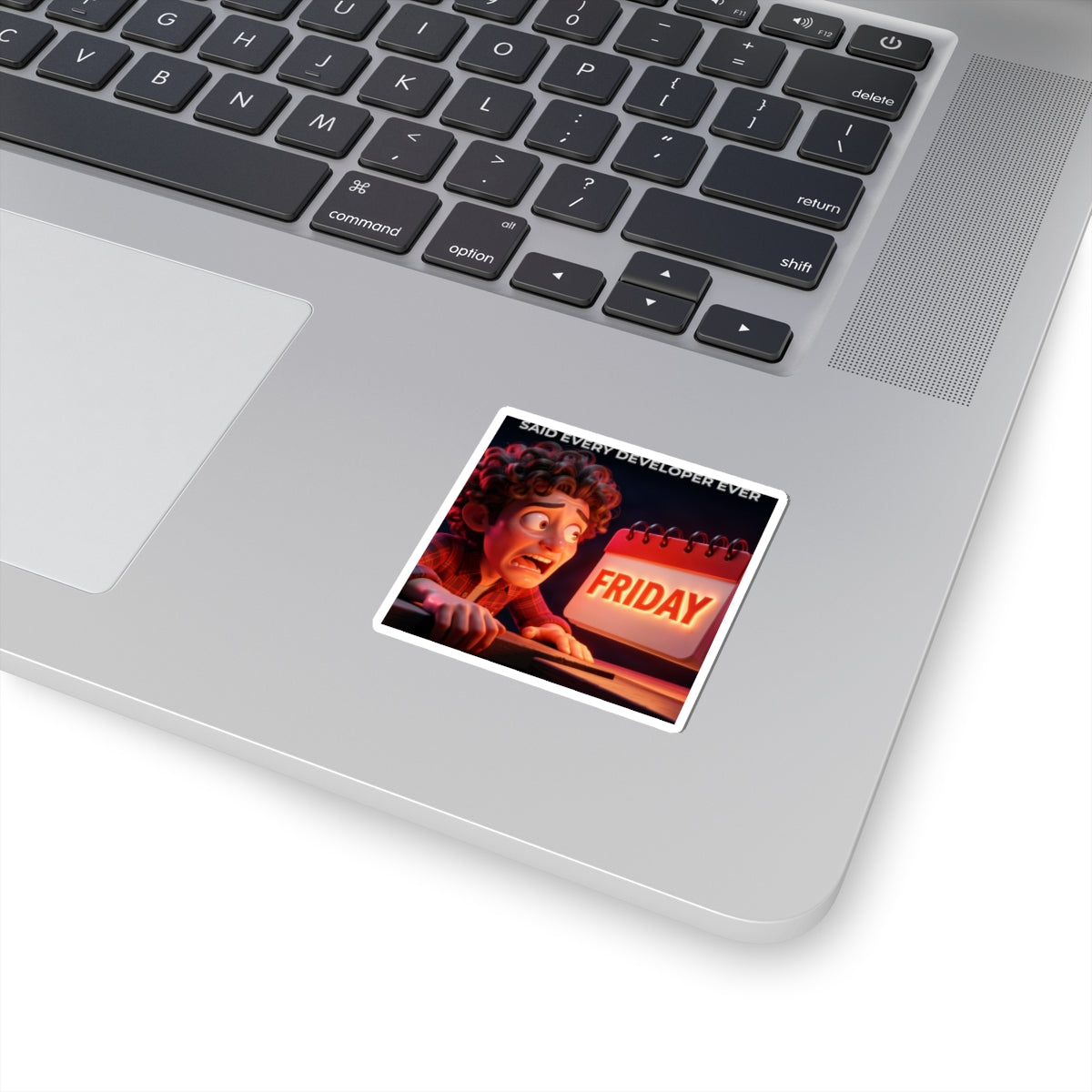 No Deploys On Friday - Sticker (PixelPunch)