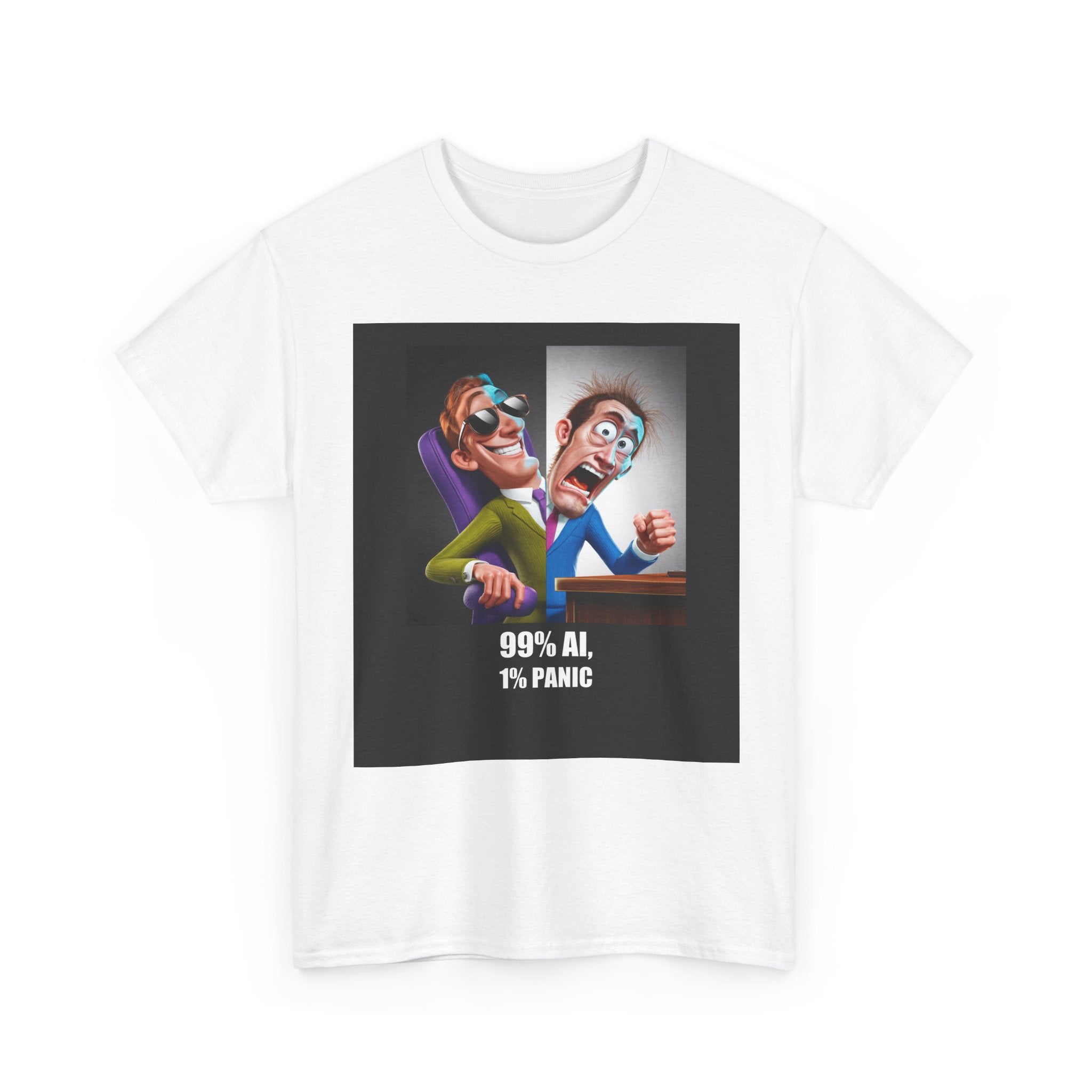99% AI, 1% PANIC - Shirt (PixelPunch)