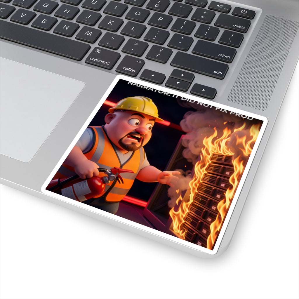 Git Commit Fix Prod - Sticker (PixelPunch)
