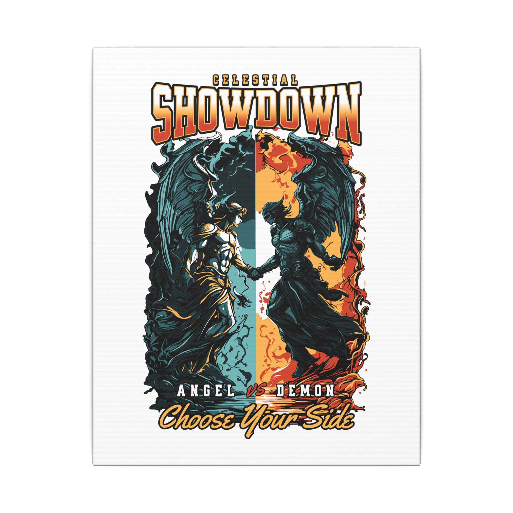 Celestial Showdown - Canvas Print