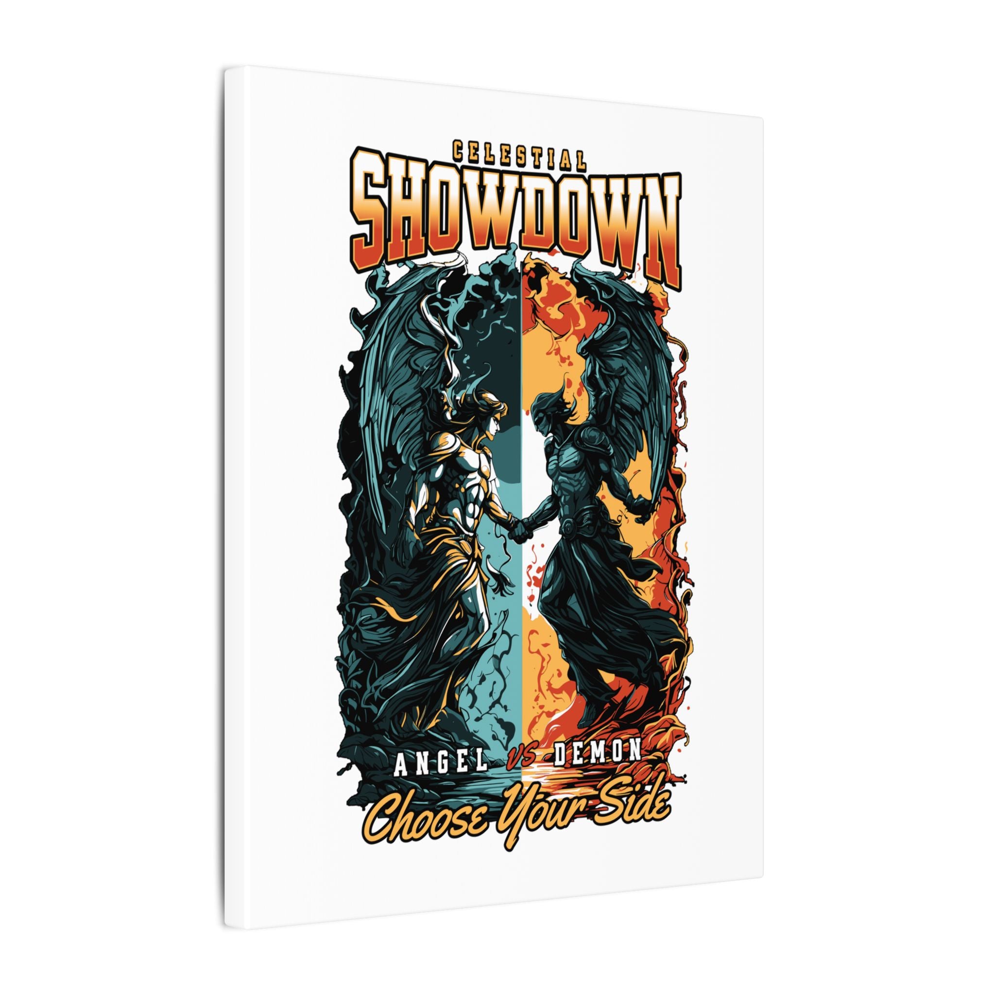 Celestial Showdown - Canvas Print