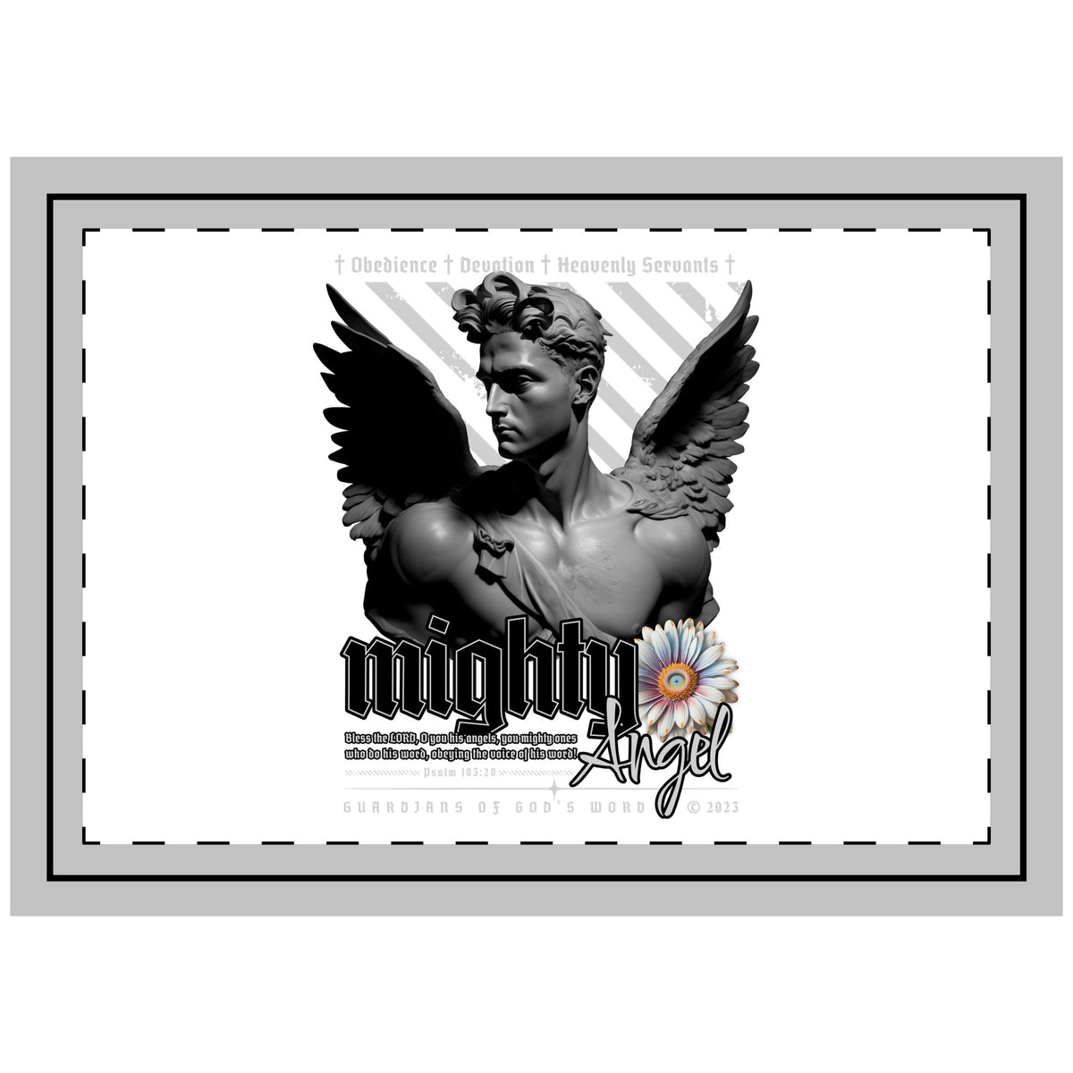Mighty Angel - Throw Pillow