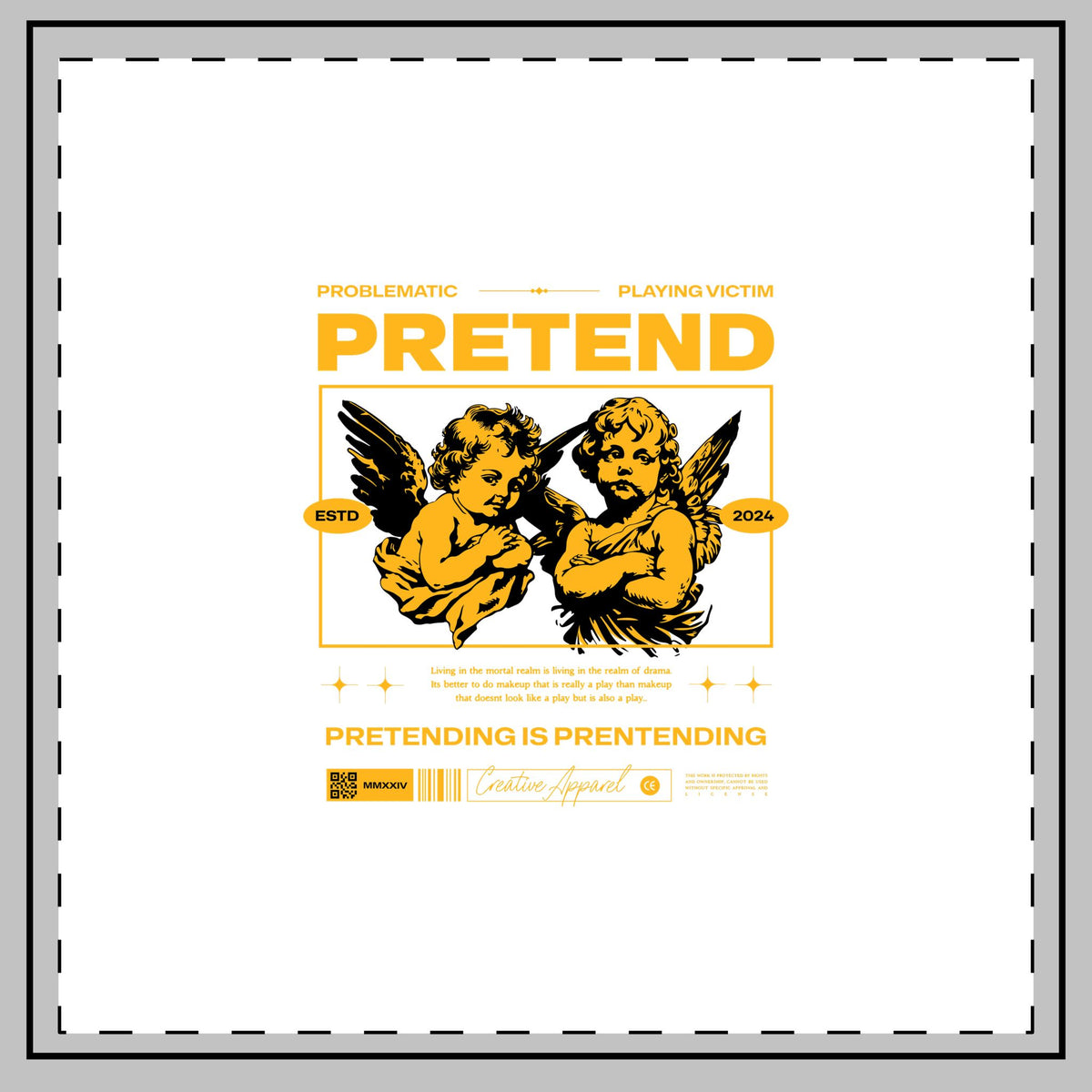 Pretend - Throw Pillow
