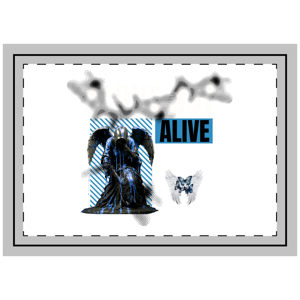 Alone But Alive - Throw Pillow