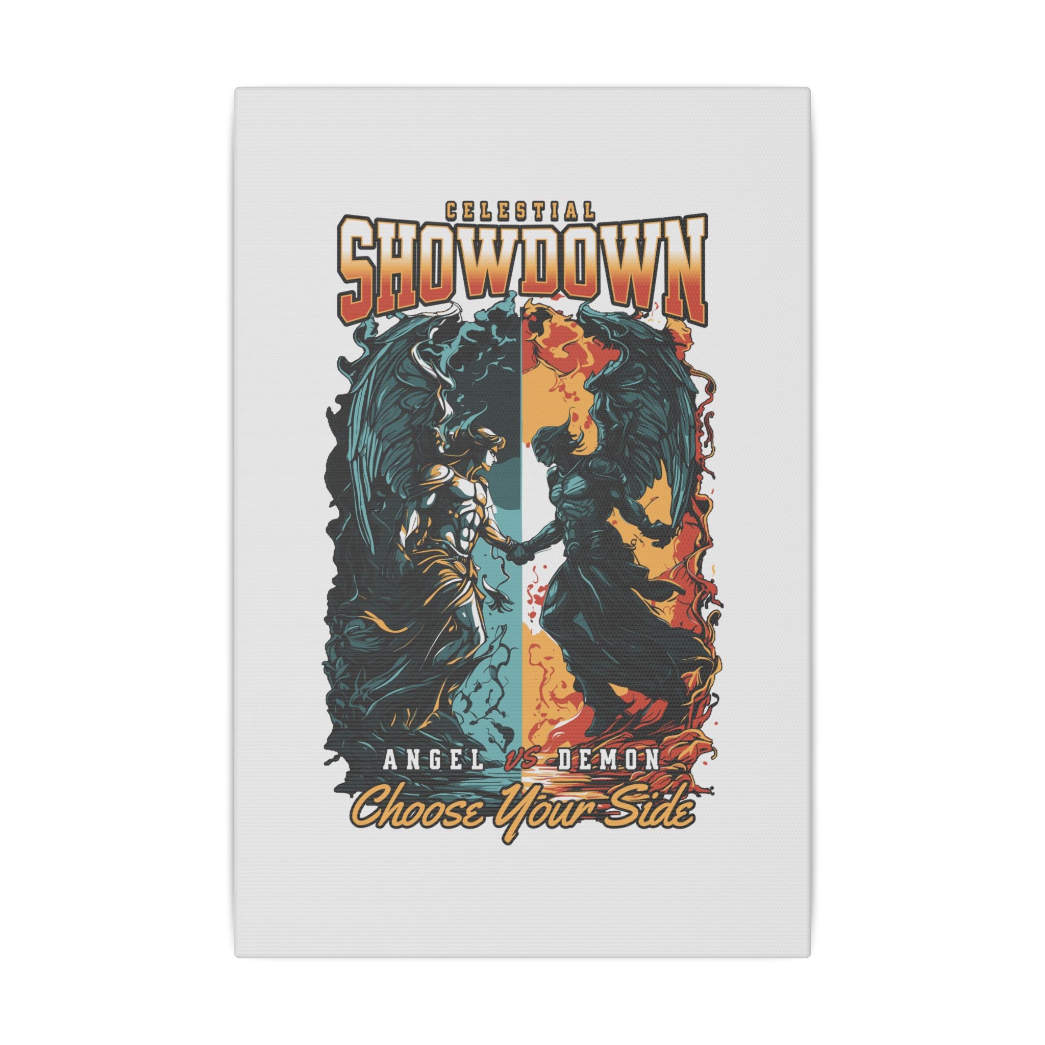 Celestial Showdown - Canvas Print