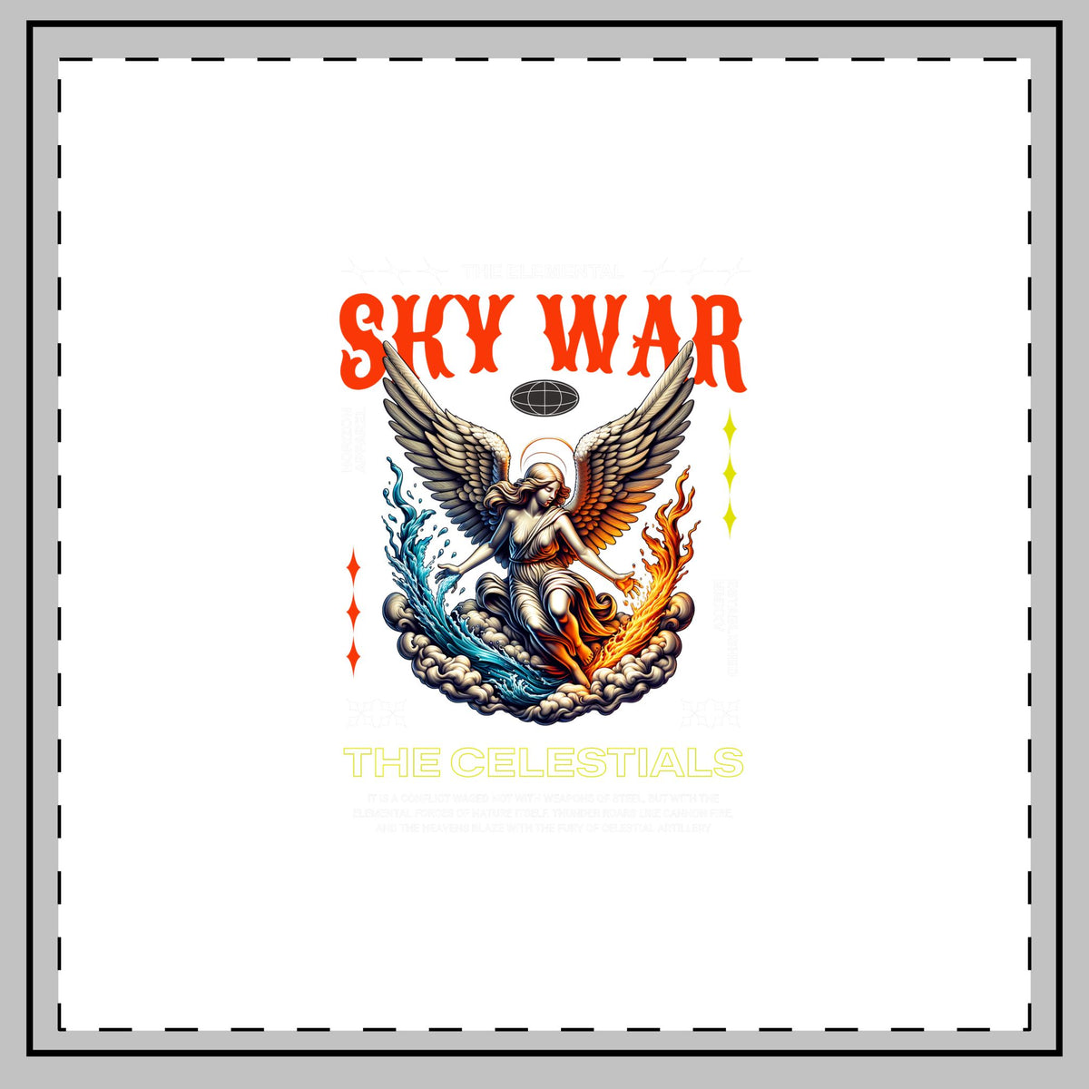 Sky War - Throw Pillow