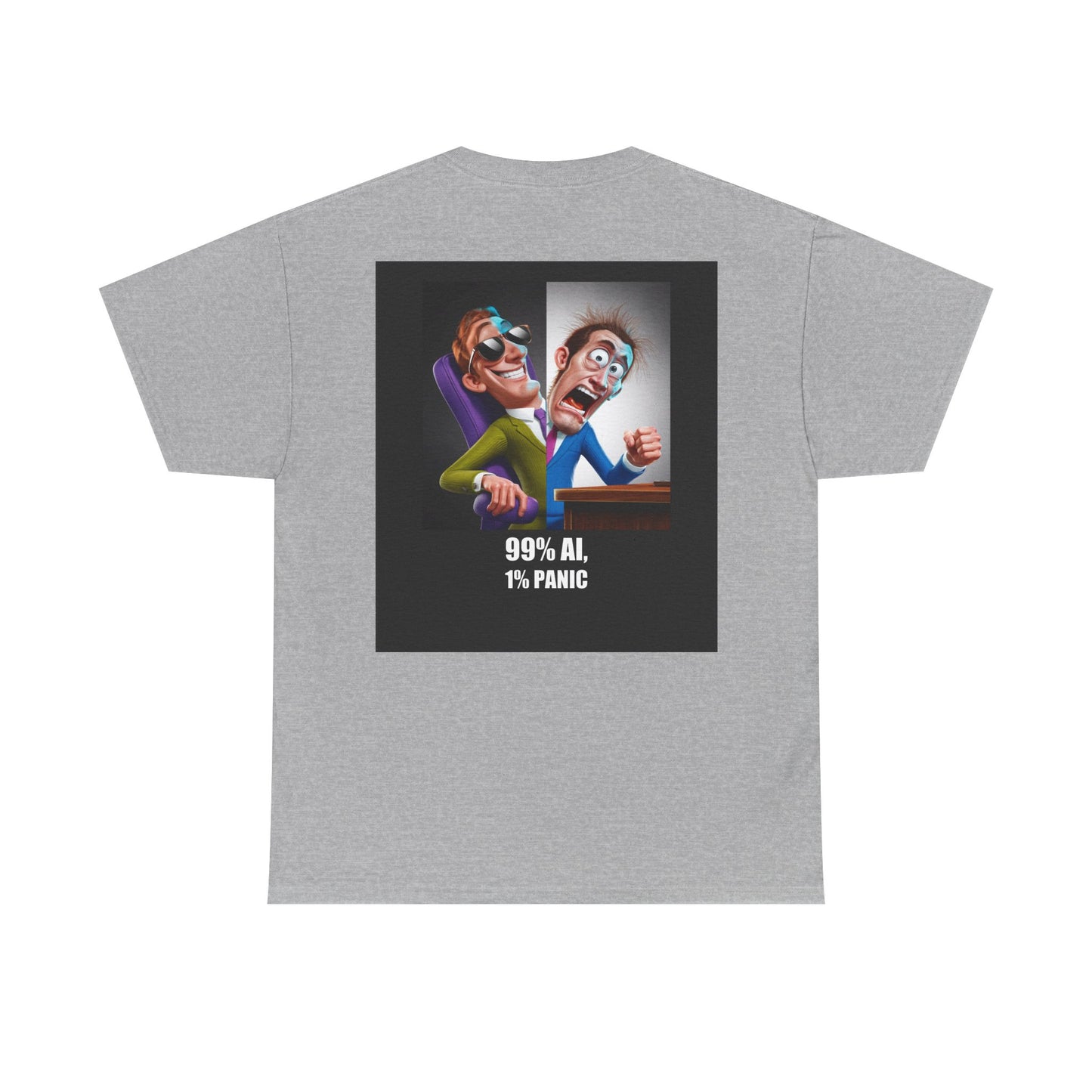 99% AI, 1% PANIC - Shirt (PixelPunch)