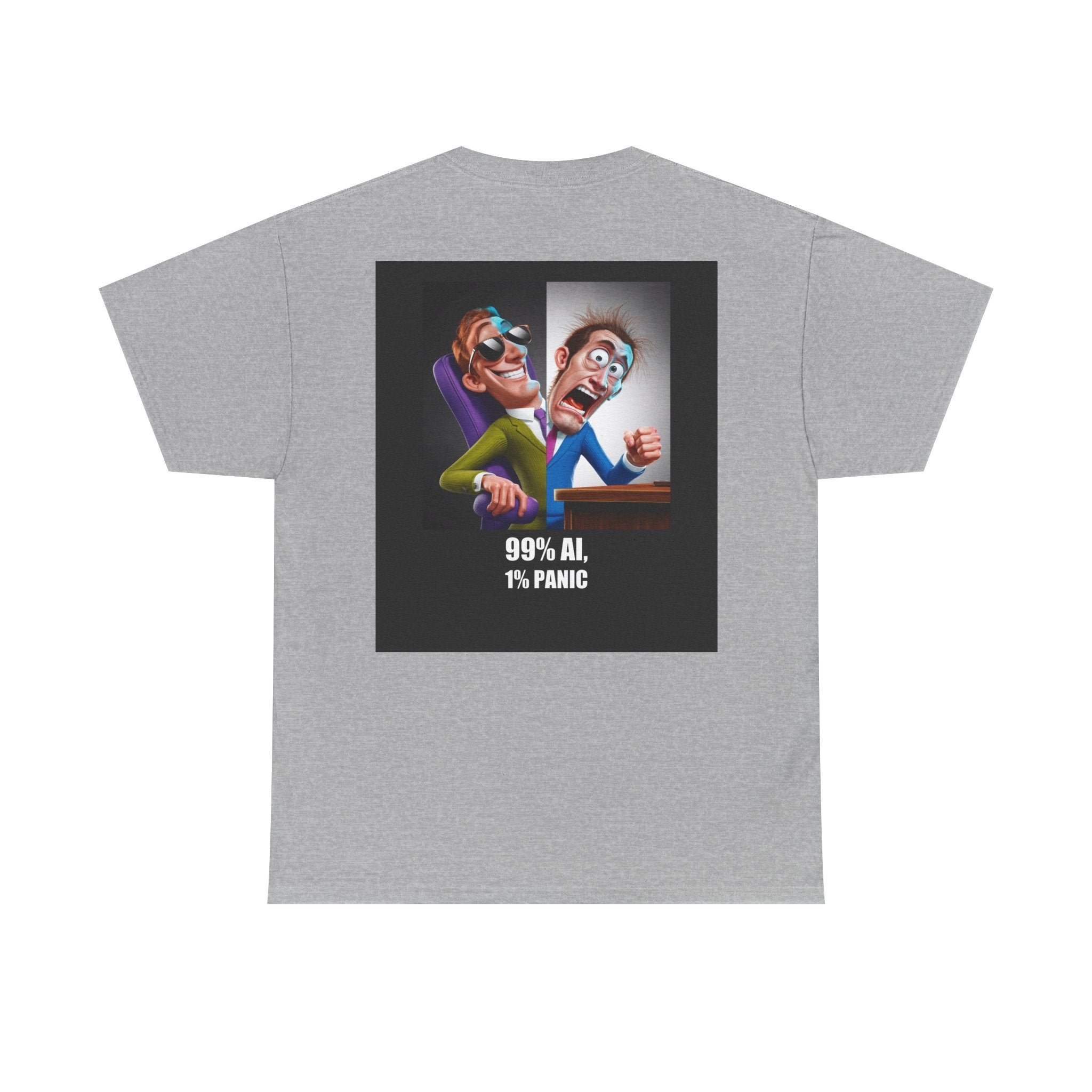 99% AI, 1% PANIC - Shirt (PixelPunch)