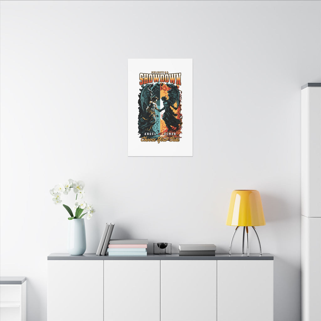 Celestial Showdown - Canvas Print
