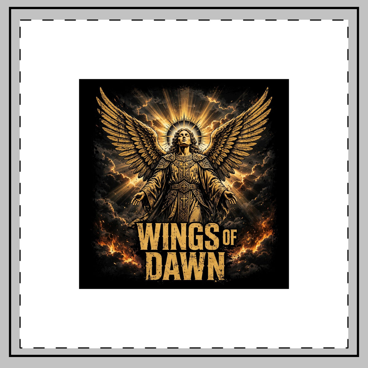 Wings of Dawn - Throw Pillow