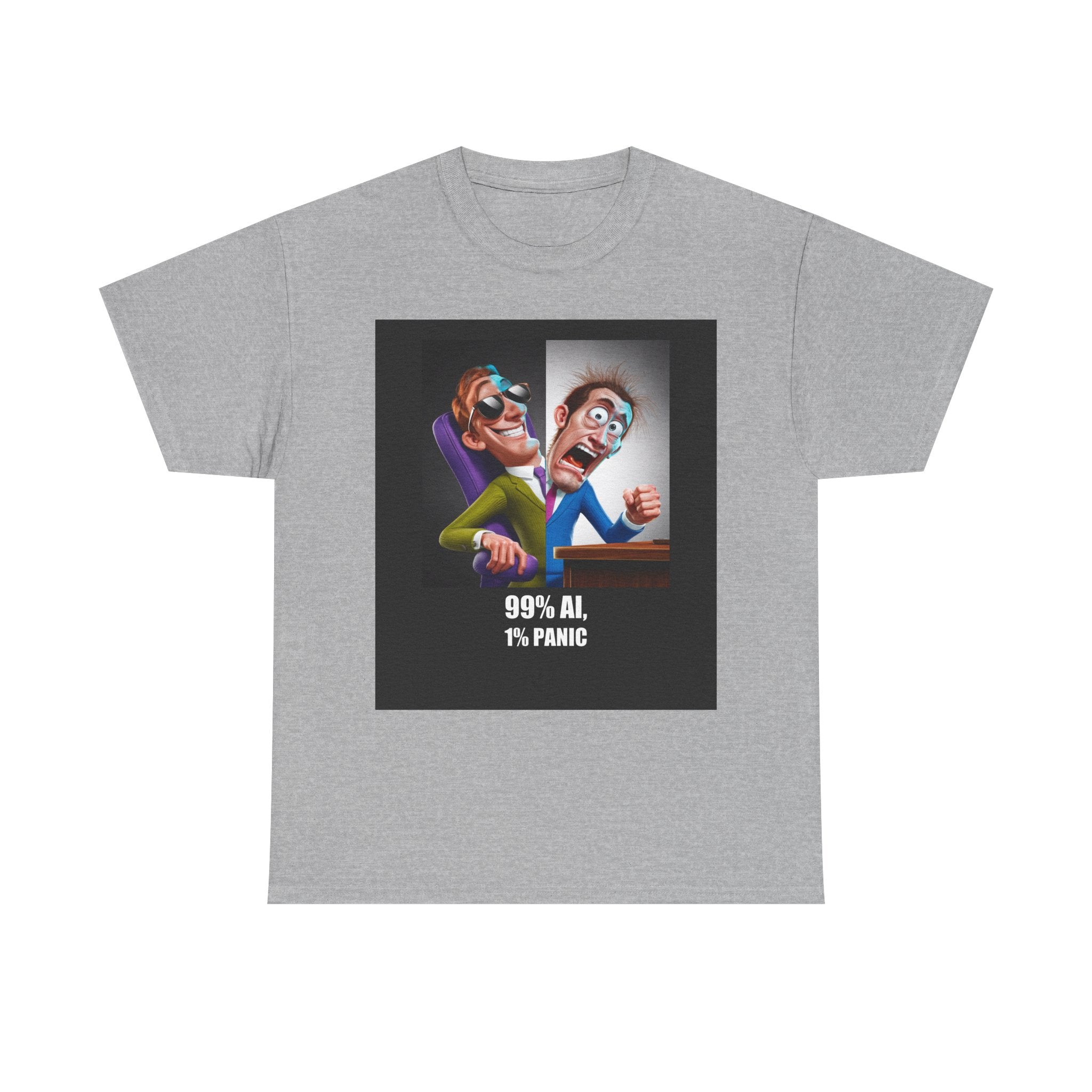 99% AI, 1% PANIC - Shirt (PixelPunch)
