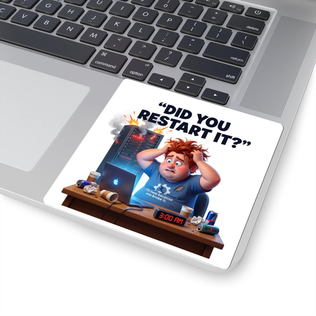 Did You Restart It? - Sticker (PixelPunch)