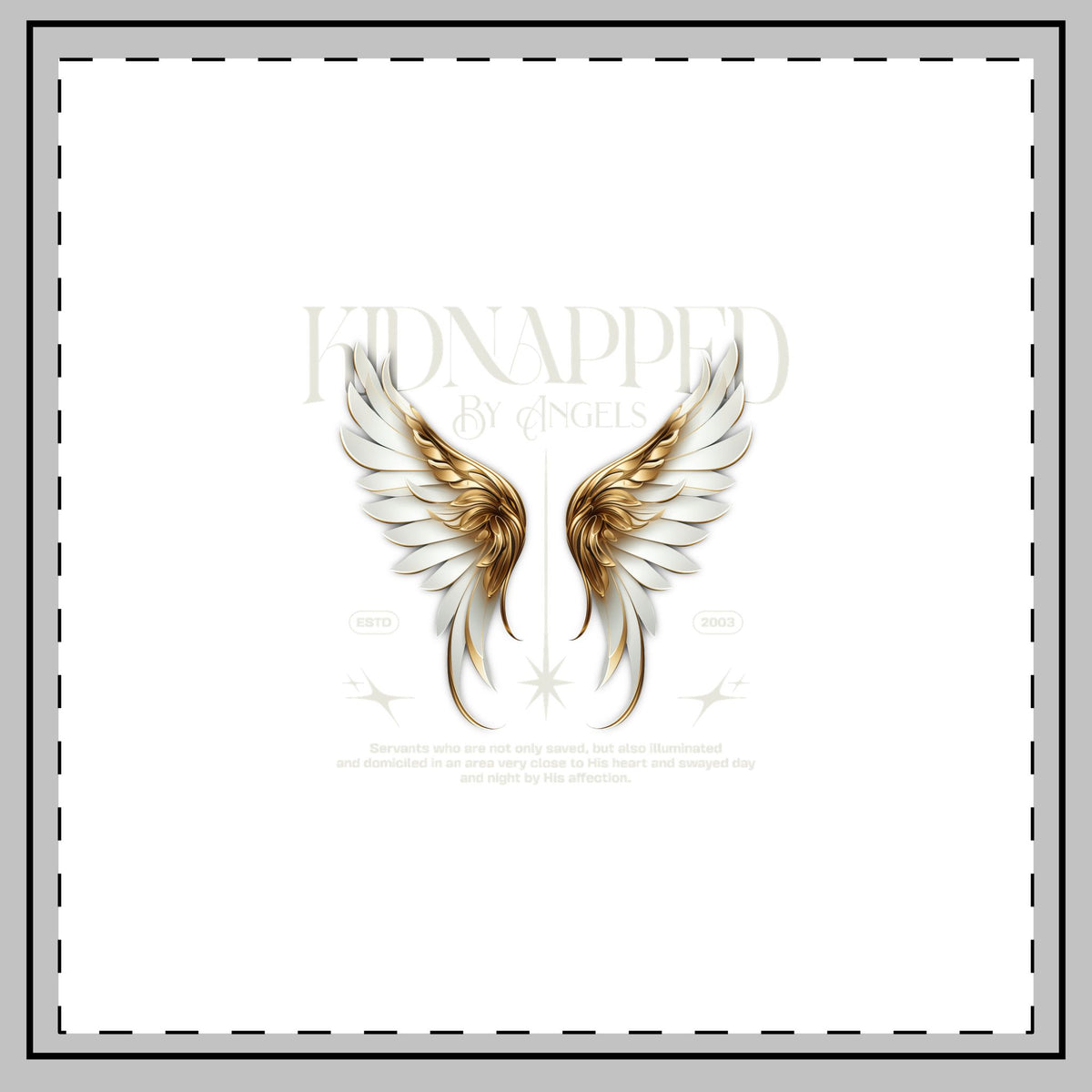 Kidnapped by Angels - Throw Pillow