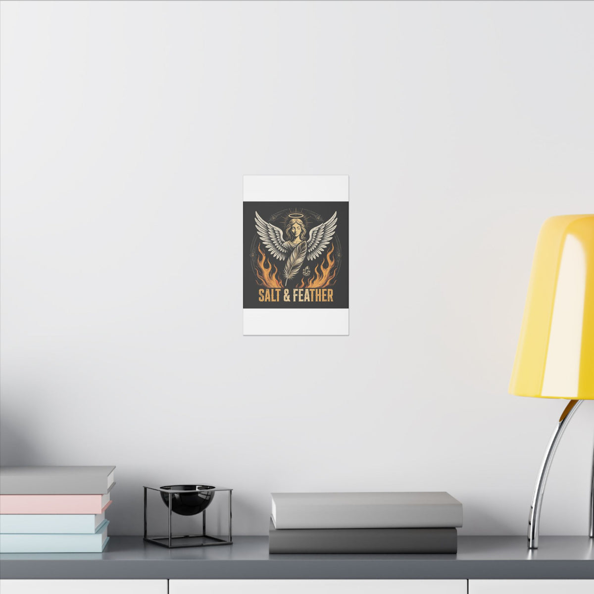 Salt & Feather - Canvas Print