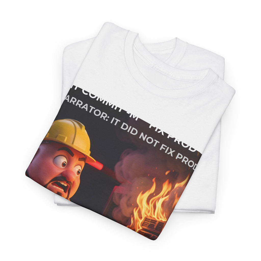 Git Commit Fix Prod - Shirt (PixelPunch)