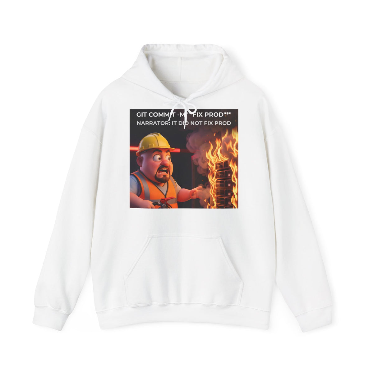 Git Commit Fix Prod - Hoodie (PixelPunch)