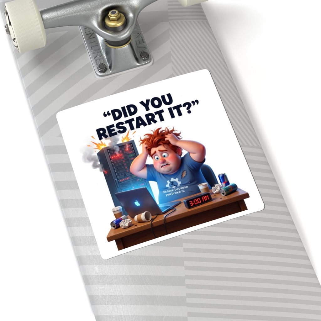 Did You Restart It? - Sticker (PixelPunch)
