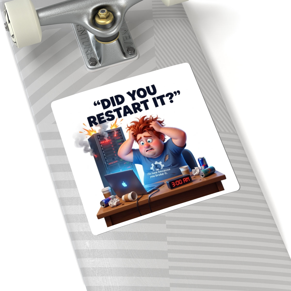 Did You Restart It? - Sticker (PixelPunch)