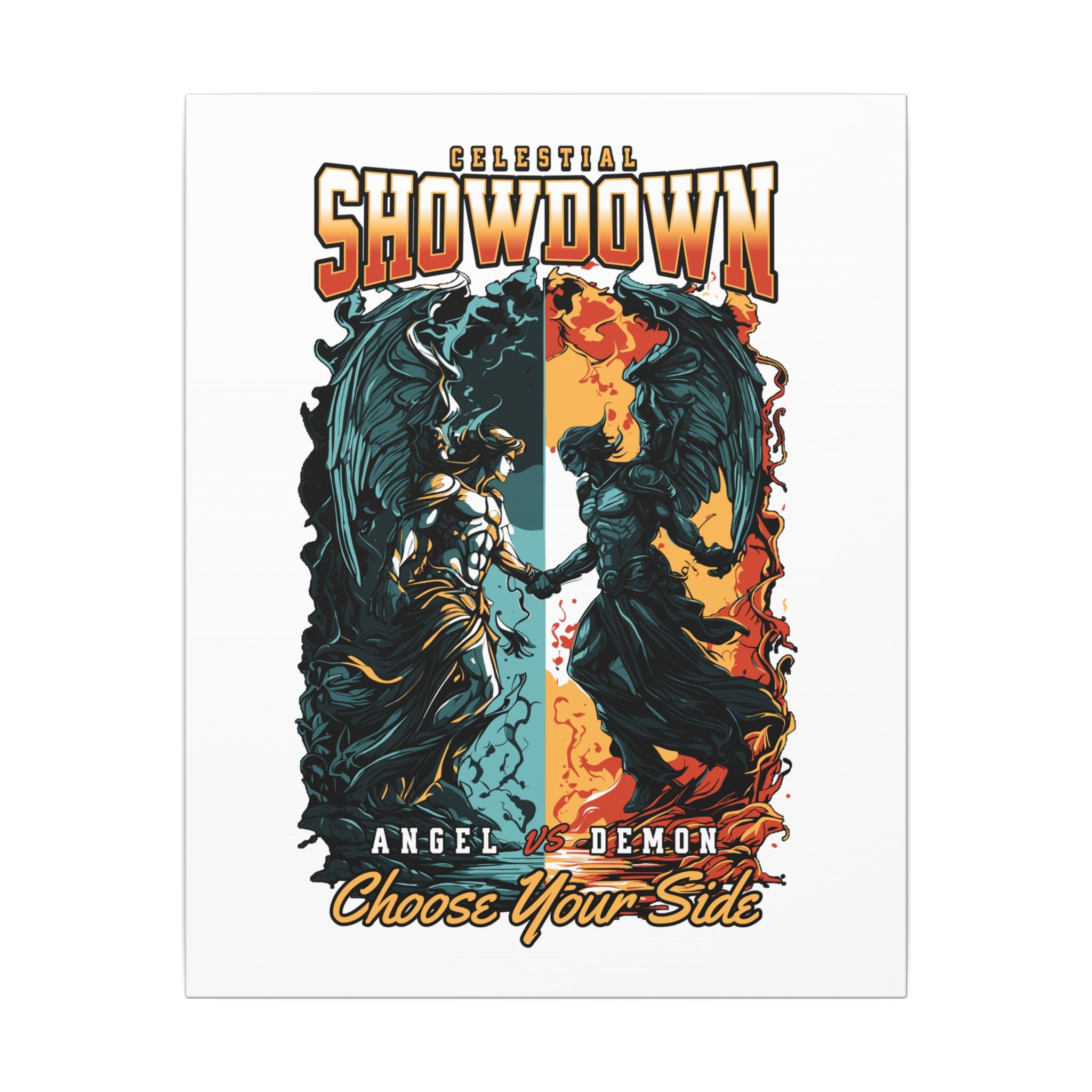 Celestial Showdown - Canvas Print